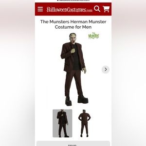 Herman Munster Halloween Costume